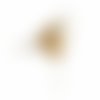 10pc 2gold des noël babiole cintres avec bouchons bricolage casquettes boucle perle caps boules et l sku-101345