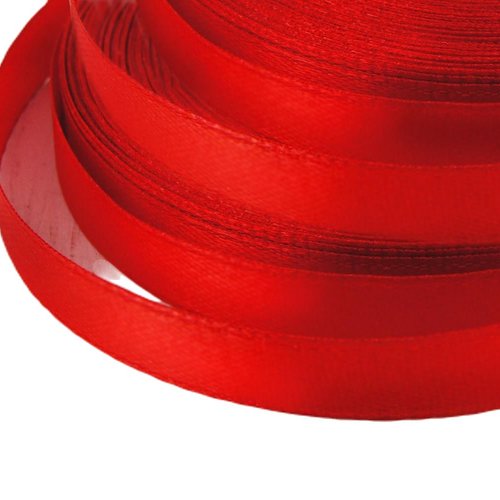 22m de 72 2 ft 24yds rouleau ruban satin rouge l'artisanat tissu décoratif mariage kanzashi 10mm 3/8 sku-38106