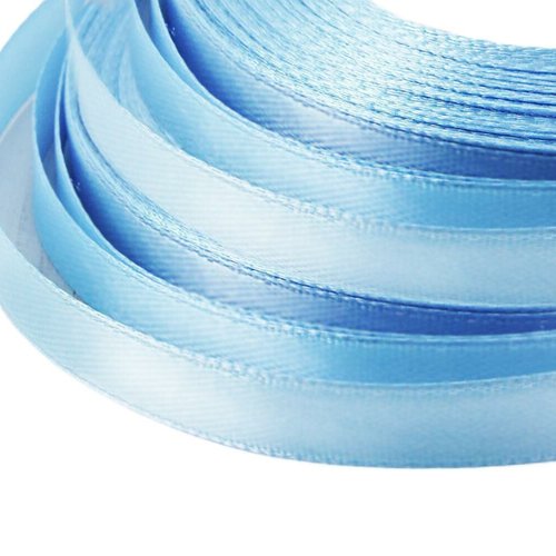 22m de 72 2 ft 24yds roll baby blue ruban satin tissu artisanaux décoratifs mariage kanzashi 10mm 3/ sku-38113