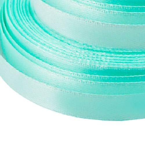 22m de 72 2 ft 24yds rouleau bleu turquoise ruban satin tissu artisanaux décoratifs mariage kanzashi sku-38110