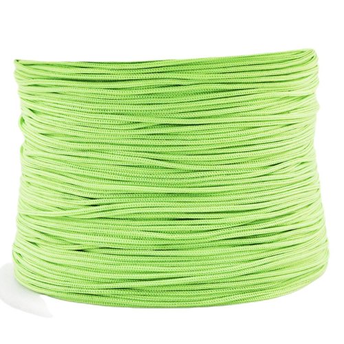 20m 65ft 22yrd vert nylon cordon macramé fil de perles la chaîne corde tressée kumihimo noeud bracel sku-38152