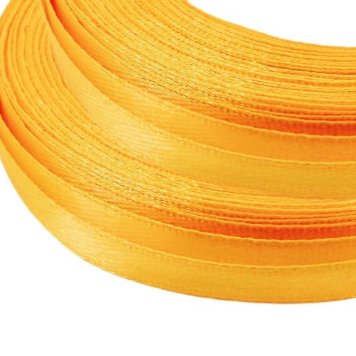 22m de 72 2 ft 24yds rouleau jaune soleil mince ruban satin tissu artisanaux décoratifs mariage kanz sku-38065