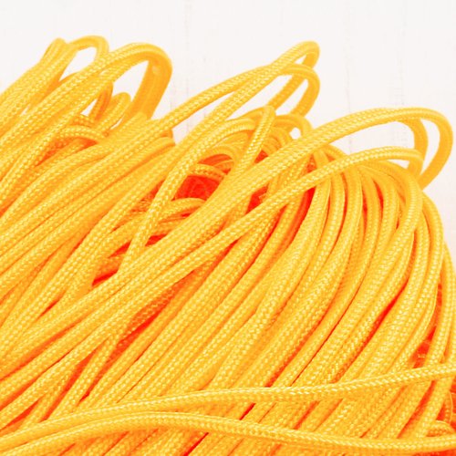 9.2 m 30 10yrd or jaune nylon cordon macramé fil de perles la chaîne corde tressée kumihimo noeud br sku-38236