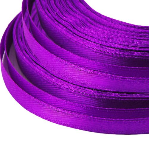 22m de 72 2 ft 24yds rouleau violet mince ruban satin tissu artisanaux décoratifs mariage kanzashi 6 sku-38059