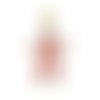 Argent rouge ange tchèque de bohême l'arbre noël cadeaux ornements perles verre projet à la main hob sku-41011