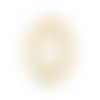 D'argent d'or de la dentelle star tchèque bohême l'arbre noël cadeaux ornements perles verre projet  sku-41007
