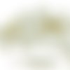 40pcs pastel perles blanche-neige verre tchèque ronde à facettes feu poli de 6mm sku-31597