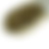 100pcs metallic gold bronze ronde à facettes feu poli verre tchèque perles de petit écarteur 3mm sku-31887