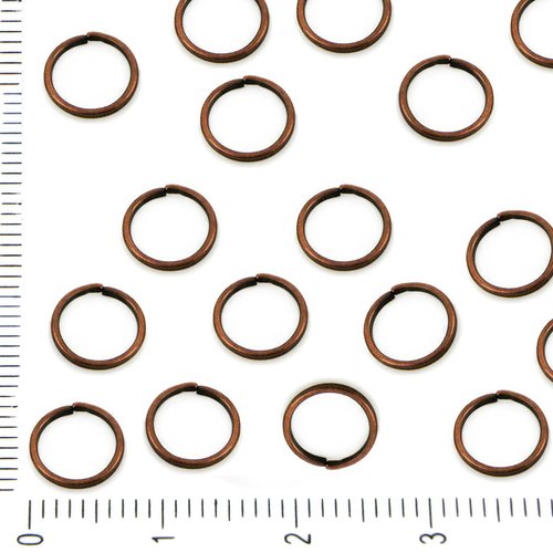 200pcs en vrac cuivre antique ouvrir anneau de saut reliant la tour beigne pour fabrication bijoux m sku-37870