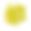 40pcs opaque jaune iris verre tchèque bell fleur de perle bouchons 7mm x 5mm sku-26789