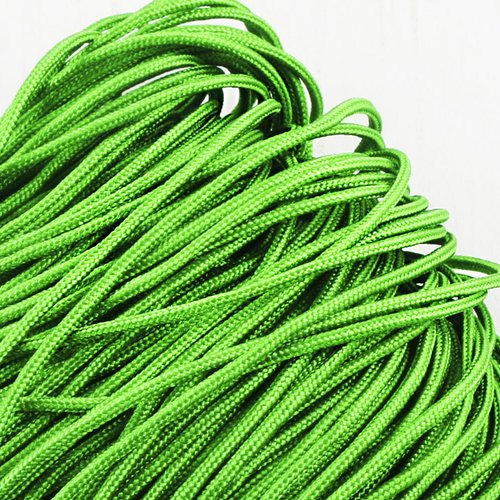 9.2 m 30 10yrd vert nylon cordon macramé fil de perles la chaîne corde tressée kumihimo noeud bracel sku-38230