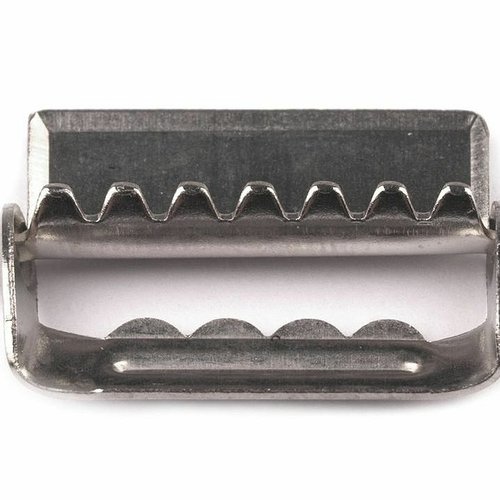 20pc 20mm nickel réglable bretelle glisse des clips boucles matériel en métal / mercerie sku-71397