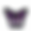 1pc violet au fer à repasser patch papillon patchesand coudre sur les taches coudre-sur de réflexion sku-70577