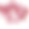 40pcs pastel perles valentine rose verre tchèque ronde à facettes feu poli de 6mm sku-31598