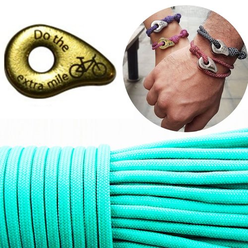1 diy bracelet kraftika turquoise ne le mile supplémentaire vélo en laiton antique plaqué métal zama sku-259974