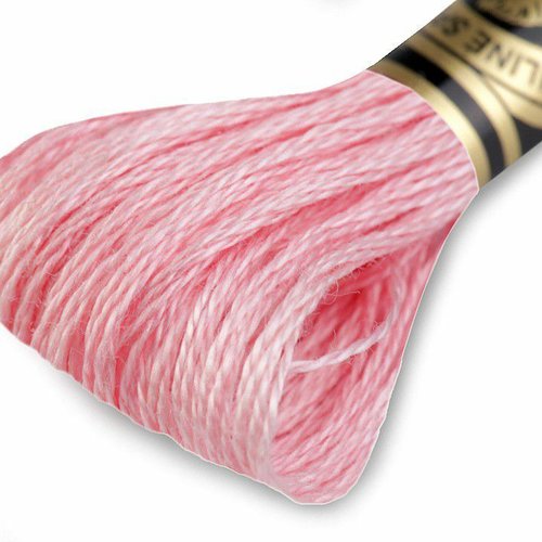 1pc rose bonbon fils de broderie dmc mouline spécial coton du tricot crochet la mercerie sku-60496