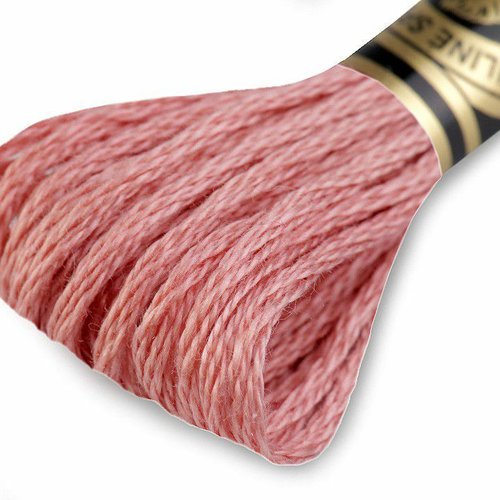 1pc coral almond fils de broderie dmc mouline spécial coton du tricot crochet la mercerie sku-60499