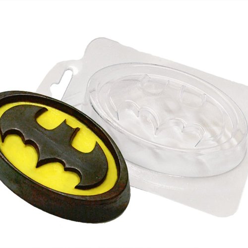 1pc gotham city de batman signe film marvel ovale en plastique fabrication savon moule cadeau pour e sku-43061