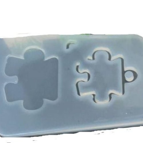 Puzzle pendentif 1 liquide shaker charme 3d en silicone de chocolat savon gâteau cire la gelée bougi sku-79116