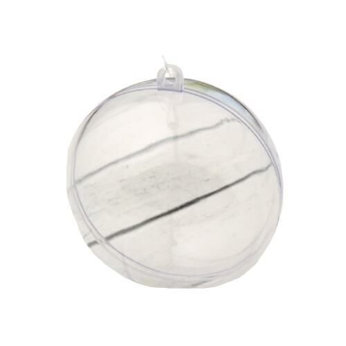 Vide creux en plastique sphère cas pour ornement faire décoration partie clair de noël acrylique bal sku-275847