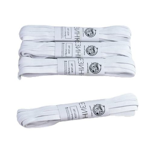 Linen gum flat face trim ribbon for elastique cordon accessoires de vêtements band en caoutchouc 8mm sku-452246