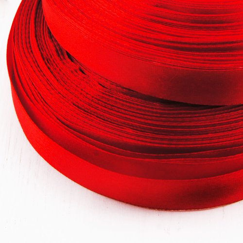 13m 43ft 14yds de noël rouge large ruban satin l'artisanat tissu cordon d'arc décoration mariage kan sku-38306