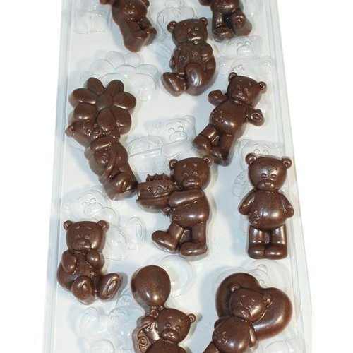 1pc ours en peluche fête de enfants bébé à mélanger plastique savon la fabrication du chocolat gypse sku-43616