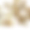12pcs image naturelle de jaspe brun pierre précieuse tacheté rayé lisse ronde perles 8mm sku-38957