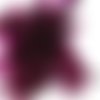 40pcs fuchsia rose à rayures noires teint les plumes de coq pendentif boucles d'oreilles bijoux la c sku-39374