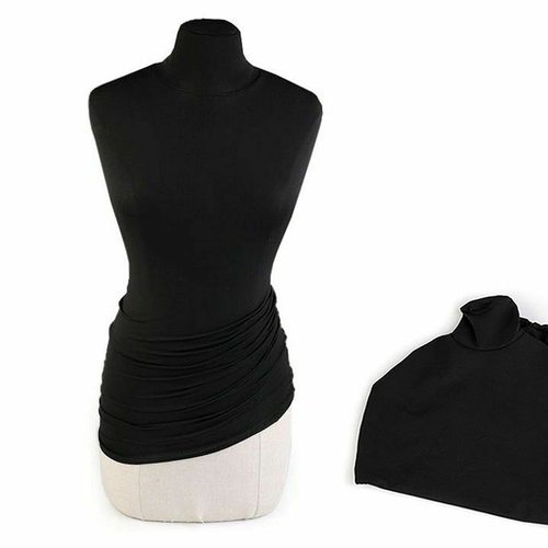 1pc noir mannequins de couverture tissu sur mesure tailleurs accessoires mercerie sku-68404