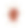 Argent rouge flocon de neige star tchèque bohême l'arbre noël cadeaux ornements perles verre projet  sku-41024