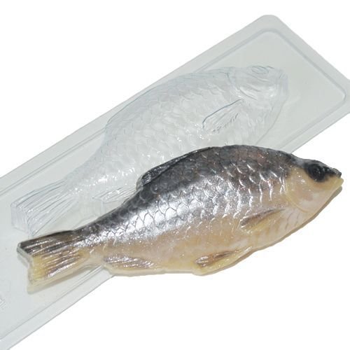 1pc pêcheur de carpe cadeau la nourriture pour poissons marins en plastique fabrication savon moule  sku-42870