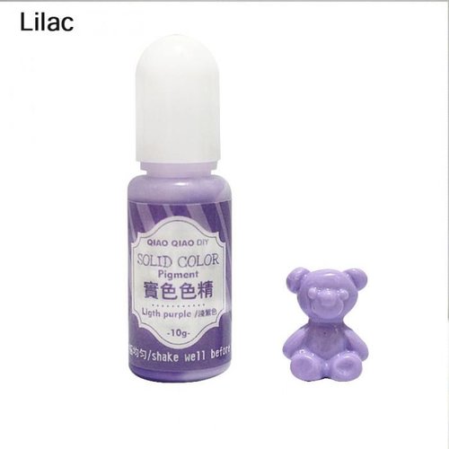 10g violet clair solide opaque couleur pigment colorant uv résine artisanat bricolage époxy silicone sku-41651