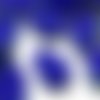 4pcs picasso brun opaque bleu foncé plat en forme de larme la fenêtre table coupe tchèque perles ver sku-32581