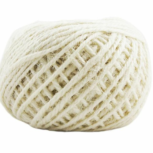 50m 130ft 42yrd white linen cord jewelry making twisted beading thread rope wrap bracelet 2mm.08in sku-38246