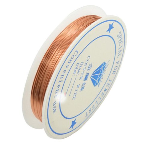 1pcs copper artistique sur spool bijoux craft cord soft temper thread thread longueur de fil métalli sku-964092