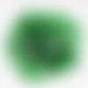 10pcs perles de feuille cristal vert verre 10mm x 18mm sku-942160