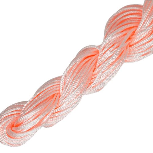 28m 90ft 30yrd salmon couleur nylon cordon nylon twisted braided beading knotting string shamballa k sku-963114