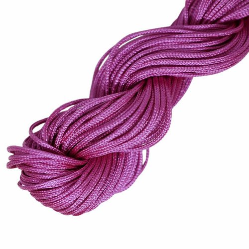 28m 90ft 30yrd fuchsia rose nylon cordes nylon twisted braided beading knotting string shamballa kum sku-963115