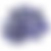 5 pièces bleu bombé rond flatback lapis lazuli pierre naturelle focale cabochon bohème bijoux 10mm sku-522478