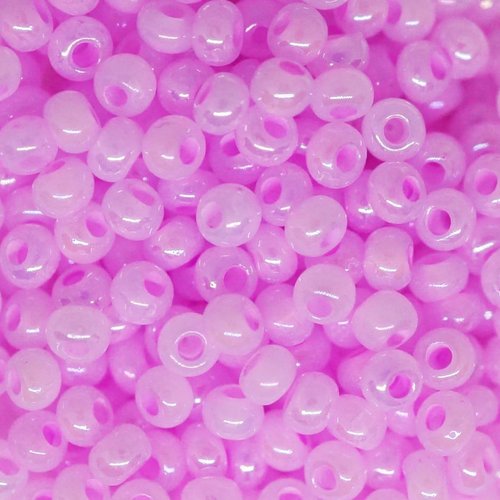 20g violet ab perles d'opale ronde verre tchèque de rocaille preciosa entretoise 10/0 2.3 mm sku-42821