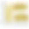 12pcs antique de l'or tonalité multi-trous connecteurs rectangle bars lustre pendants boucles d'orei sku-37243