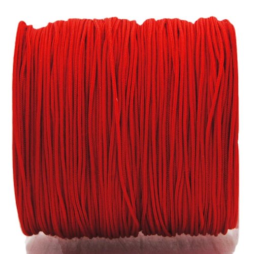 20m 65ft 22yrd rouge nylon cordon macramé fil de perles la chaîne corde tressée kumihimo noeud brace sku-38149