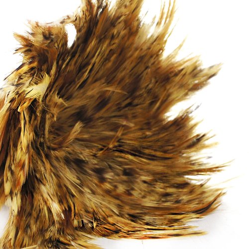 40pcs brun naturel de plumes coq pendentif boucles d'oreilles bijoux la chapellerie selle costume dr sku-39366