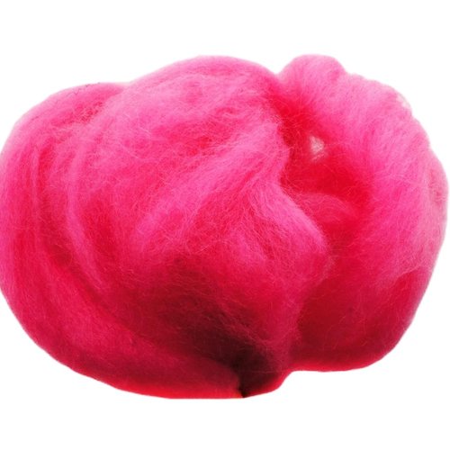 Rose 20g 4m vegan friendly acrylique laine pour aiguille de feutrage la filature tricot bricolage l' sku-40713