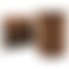 18.3 m 60ft 20yrd claret brun coton ciré cordon de perles décoratives chaîne tressée en corde torsad sku-38103