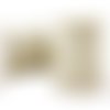18.3 m 60ft 20yrd light beige coton ciré cordon de perles décoratives chaîne tressée en corde torsad sku-38129