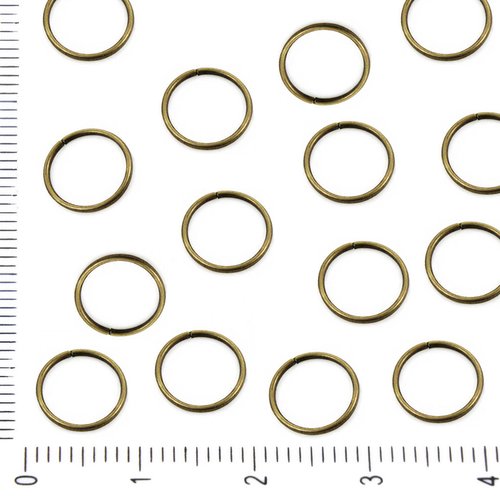 100pcs en vrac bronze antique ouvrir anneau de saut reliant la tour beigne pour fabrication bijoux m sku-37865