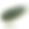 100pcs cristal métallique dichroïque vitrail vert valentine rose demi-tour druk entretoise de semenc sku-33844