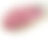 100pcs mat valentine rose opaque dépoli ronde druk verre tchèque pressé perles de petite entretoise  sku-31822